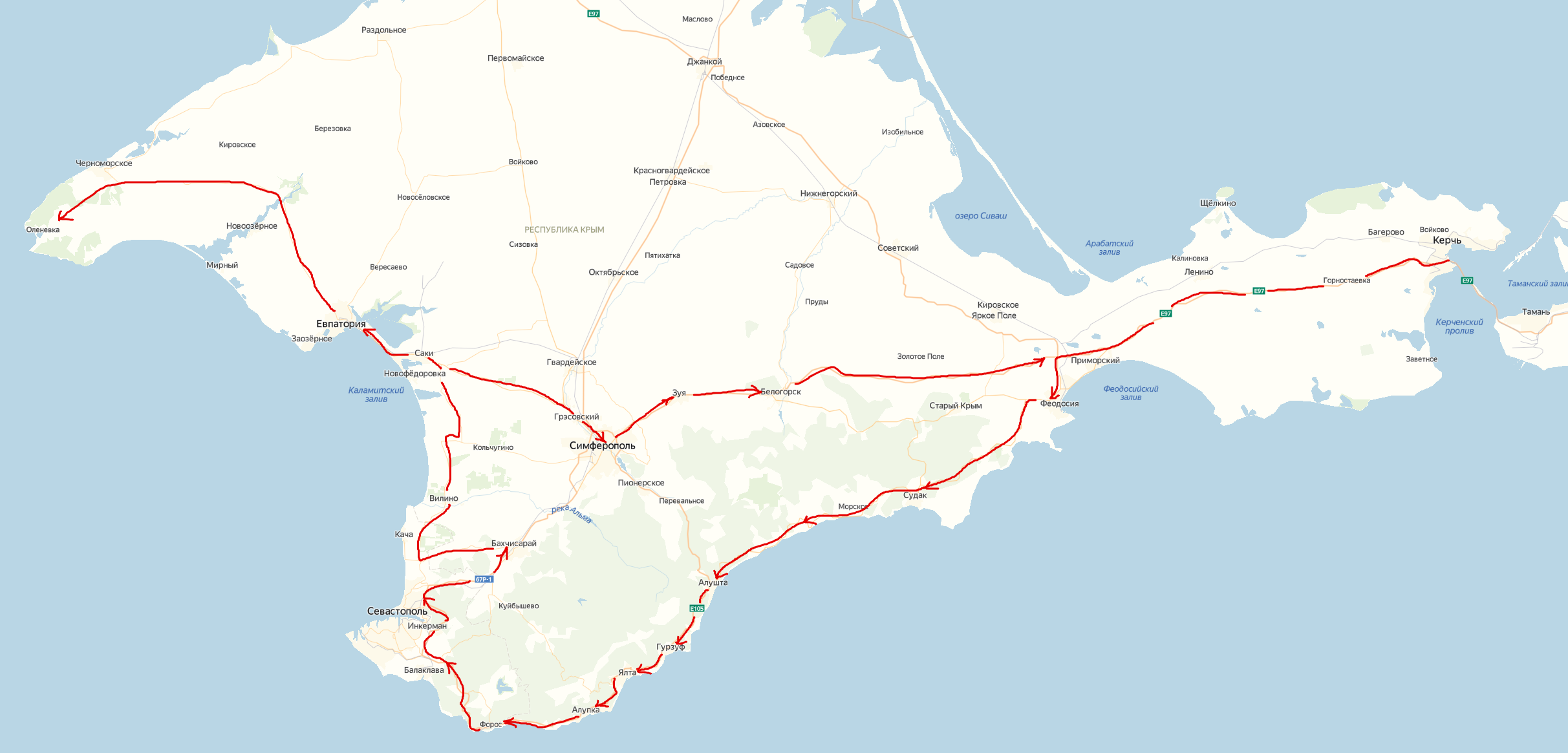 Лучшие достопримечательности Крыма на машине с детьми